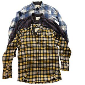 Weatherproof Men's Shirt Lot Large Vintage Lot Of Three Long Sleeve Button Down